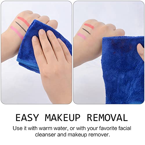 SINLAND Microfiber Facial Cloths Fast Drying Washcloth 12inch x 12inch (6pack, Blue) - color: Blue, size: 1 Count (Pack of 6)