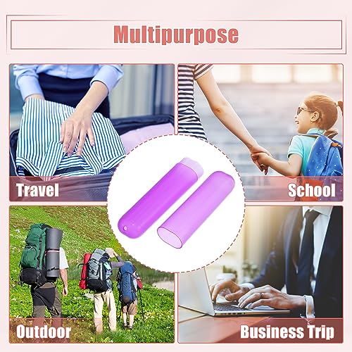 VOCOSTE 2Pcs Travel Toothbrush Case, Purple&Blue - color: Purple, Blue