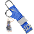 Elastic Jacket Gripper Travel Strap with D-Ring Hooks and Buckle, Suitcase Straps Belts Travel Accessories, Makes Your Hands Free - color: Blue