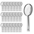 OBTANIM 40 Pack Mini Handheld Magnifying Glasses Plastic Portable Hand Lens 5X Reading Magnifier for Senior and Kids Home Outdoor Use