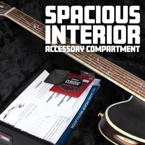 Gator Cases Hard-Shell Wood Case for Standard Electric Guitars, Fits Fender Strat/Tele Style (GWE-ELEC) - style: Electric