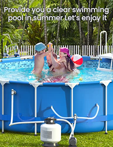 SUMMERBUDDY Above Ground Pool Parts Kit, Split Plunger Valve and Adapters | Includes split and standard plunger valves, 1.5" inlet nozzle, 1.25" outlet strainer and hose adapter for compatible pools.