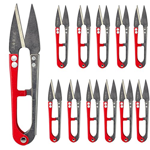 UCEC 12 PCS Thread Snips for Sewing Scissors Crochet Small Scissors Thread Cutter Yarn Cutter, 4.2" Sewing Snips Great for Stitch, Embroidery, Knitting, Mini DIY Supplie | 4.2" Sewing Snips for Stitch, Embroidery, Knitting & Crochet, Mini DIY Supplies wit