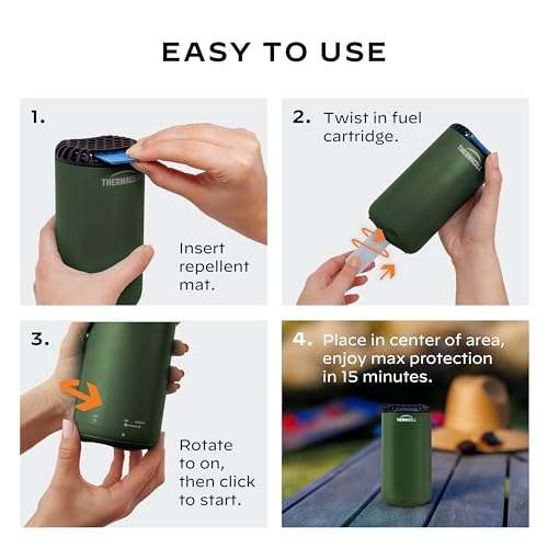 Thermacell Fuel-ZoneGuard Base Patio Shield Mosquito Repeller, Forest - color: Forest 1pack