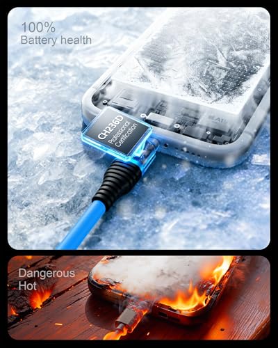 Silicone Short USB C Cable 0.5/1/1.5ft, 3A Fast Charging Type-C Cable - color: Blue, size: 0.5 Ft./1 Ft./1.6 Ft. Set
