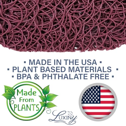 Soap Savers for Bar Soap, American Made by Luxiny, Lifts Soap in Soap Dishes & Shower Soap Holders -Handmade Soap Lasts Longer -Made from Plant Based Materials (Raspberry) - color: Raspberry