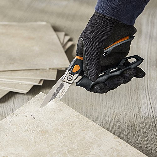 Fiskars Pro 8" PowerArc Easy Action Utility Snips, Heavy-Duty Scissors - style: Utility Snips 8 in.
