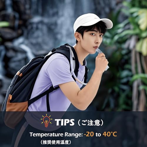 TRIWONDER Hydration Bladder Water Reservoir 1.5 Liter 2L 3L BPA Free Water Bladder for Running Cycling Hiking Camping Backpack - color: D - 3L