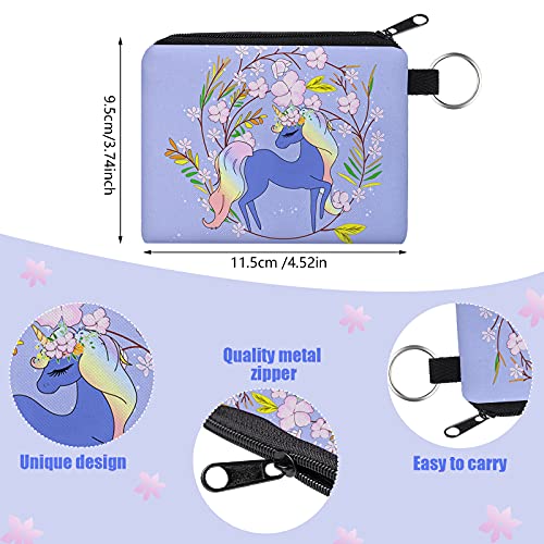 Boao 10 Pcs Small Change Coin Purse - size: 4.52 x 3.74 Inch, style: Animal and Flower