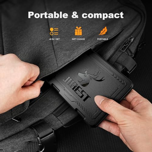 JOREST 40Pcs Precision Screwdriver Set,Small Screwdriver with Torx T5 T6 T8 | Mini Repair Tool Kit for Macbook, Computer, Laptop, iPhone, PS4 PS5, Xbox, Switch, Glasses, Watch, Ring Doorbell, Electronics - style: 40 in 1 S2