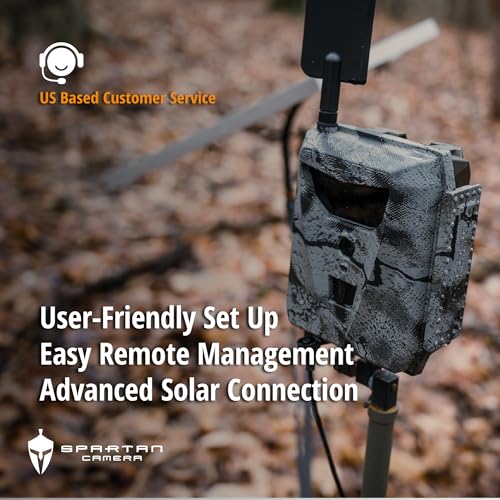 Spartan Camera GoLive 4G LTE Trail Camera, Free Roaming in US, Live-Streaming, Anti-Theft GPS, On-Demand Image&Video Capture, Real-time Updates, Built-in Lithium Battery, Blackout (2, Multi-Carrier) - size: Multi-carrier