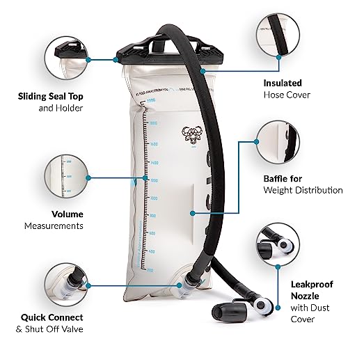 Water Buffalo Oasis 2L and 3L Hydration Bladder - size: 2 Liter with Cleaning Kit