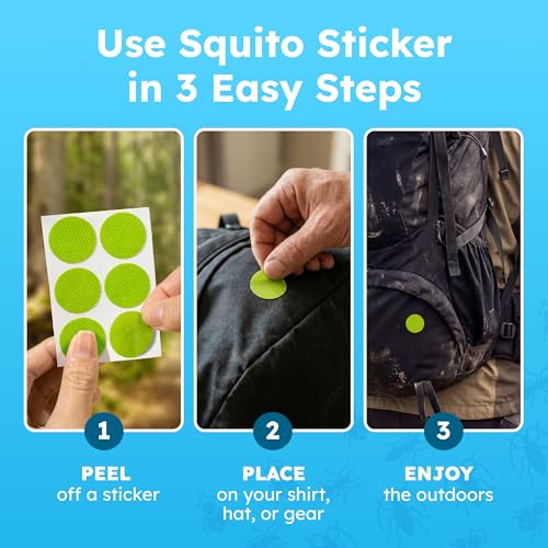 BugMD Squito Stickers - Mosquito Repellent Patches for Adults - size: 78 Count (Pack of 3)