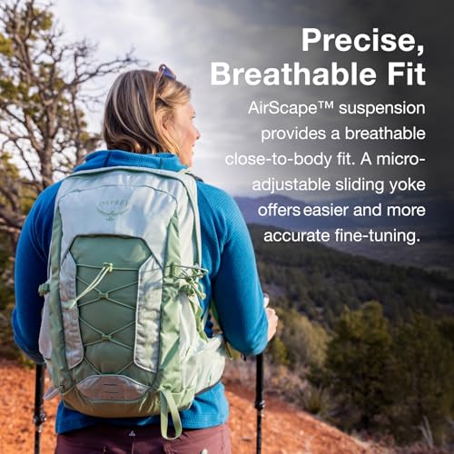 Osprey Tempest 11L Women's Lightweight Hiking Backpack, Blue OS - color: Anchor Blue/Atlas, size: 11L - Standard Fit