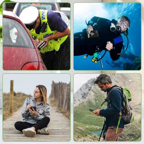 Waterproof Notebook set of 5，3 x 5 Stone Paper Pocket Notepads，Portable All Weather Notebooks for Indoor & Field Police Notepad w/3pcs Small Spiral Note book, Pen & Storage Bag (5pcs, Black) - size: 5Pack