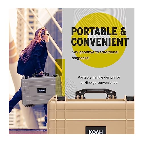 Weatherproof Hard Case 18 x 14 x 7 Inch | Customizable foam