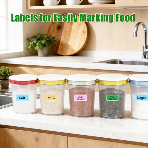 12 Pack 8.8oz Plastic Food Storage Containers with Lids, Small Meal Prep Container Jars for Food, Salad, Soup, Snack, Freezer & Lunch - color: Multicolor (12pcs 8.8oz)