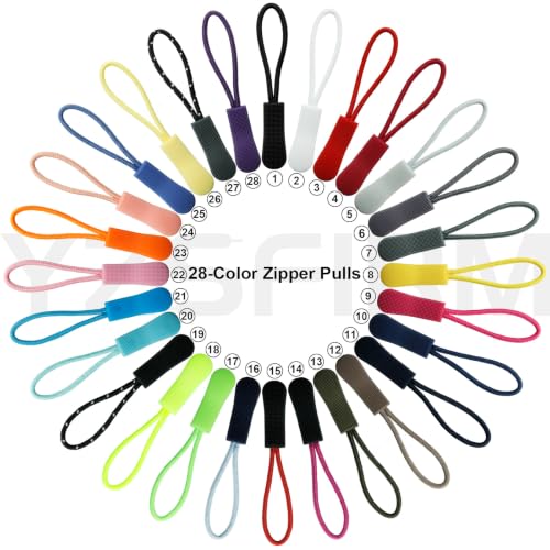 Luggage Zipper Pull Replacement for Backpack: YZSFIRM 10 Pcs Yellow Zipper Tab - color: 08 Yellow