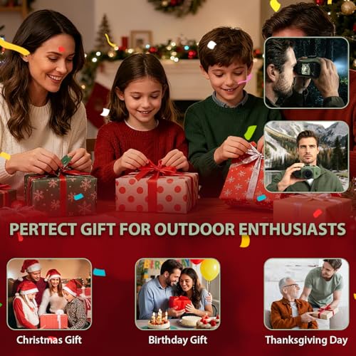 4K HD Digital Night Vision Goggles for Adults 10X Zoom Binoculars 3" LCD - color: Green&Black