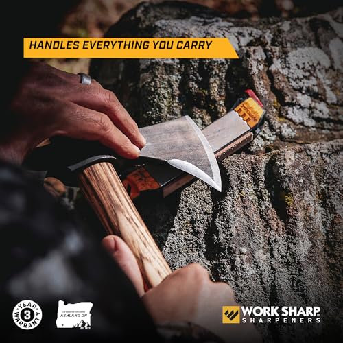 Work Sharp Guided Field Sharpener, Compact Travel Knife Sharpener Tool - style: Single