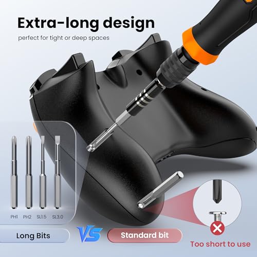 JOREST 152 in 1 Precision Screwdriver Set, Mini Screwdriver Tool Kit | Gifts for Men, Magentic Repair Tool for Macbook, Laptop, PC, PS5, iPhone, Xbox, RC, Jewelers, Watch, Glasses, Electronics - style: 152 in 1