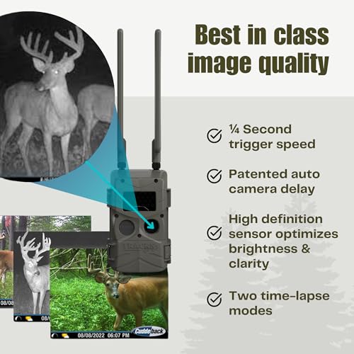 Cuddeback Tracks Black Flash LTC-3A LTE Cellular Trail Camera, 2 Pack - style: 2-Pack Black Flash (Tracks)