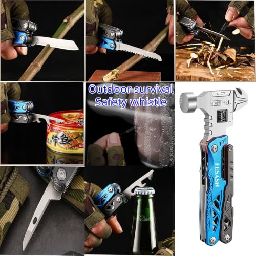 Upgraded Adjustable Wrench Multitool Hammer, 18 in 1 - style: Upgraded Wrench