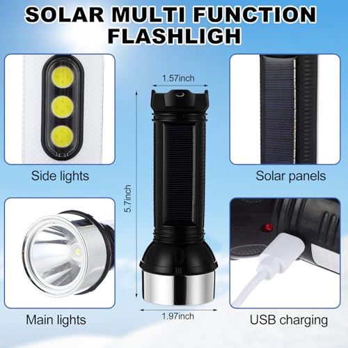 Chicingyou 8 Pcs Portable Emergency Thermal Blanket Camping Sleeping Bag Solar Rechargeable Flashlight Emergency Safety Whistle Gloves Scarf Socks Beanie Set for Camping Hiking Travel Hunting (Green) - color: Green