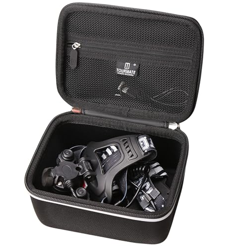 Tourmate Hard Storage Case for DanForce Headlamp - Travel Case for USB Rechargeable LED Head Lamp (Black) - color: Black