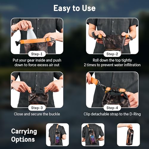 Pelican Marine IP68 Waterproof Dry Bag 2L w/Phone Pouch/Case - Hunter Camo - color: Hunter Camo - 2L, size: 2L