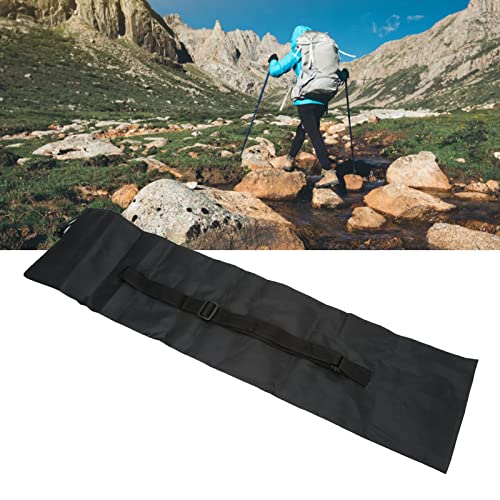 Alomejor Hiking Pole Bag, Oxford Cloth Durable Lightweight, Trekking Pole Carrier, Adjustable Shoulder Strap Drawstring Closure for Hikers Trekkers Anglers Fishing Trips
