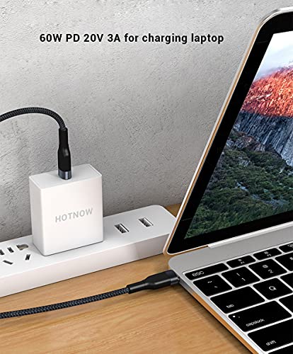 USB C to USB C Cable, 1FT 3 Pack, C to C Cable Fast Charging 65W Cord - color: Black, size: 1FT