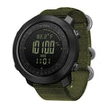 AVTREK Digital Hiking Sport Watch for Men Tactical Military Altimeter Watch - color: Green