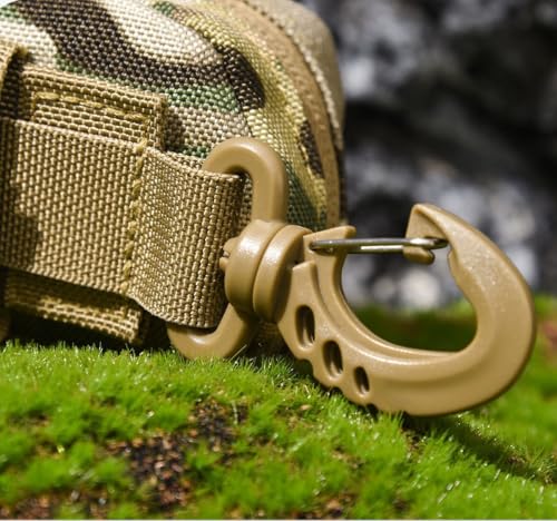Tactical MOLLE Protective Eyeglass Case Military Sunglasses Storage Box - color: camo