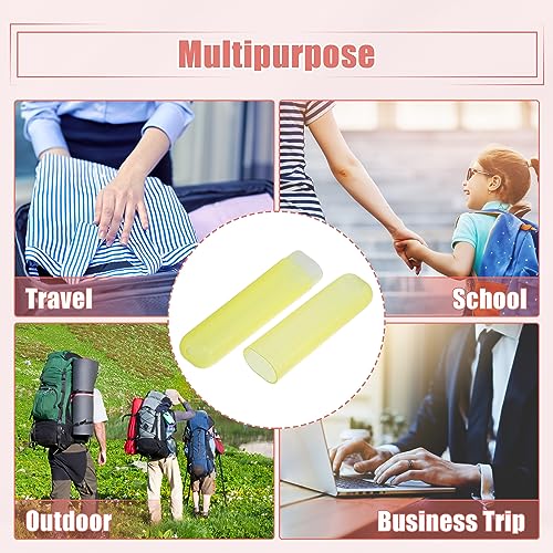 VOCOSTE 2Pcs Travel Toothbrush Case, Yellow - color: Yellow