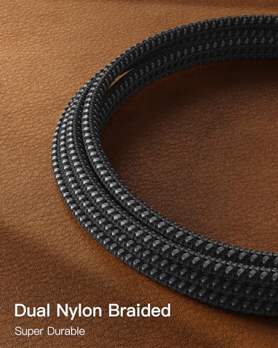 CONMDEX Android Auto USB Cable [4ft, 2-Pack] 10Gbps, 3A Fast Charging - color: Grey, size: 4ft+4ft, style: 2Pack