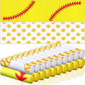FuWeave 24 Pcs Softball Cooling Towels Gifts 40 X 12 Inch - color: Softball, size: 40 x 12 inches