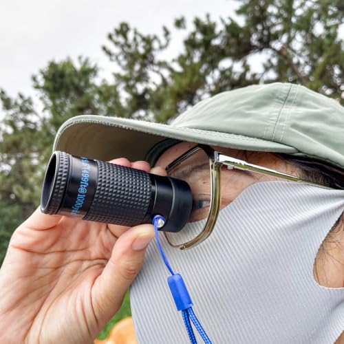 Close-up Monocular for Low Vision, Short Distance Viewing with Wide Field of View, Mini-Size Magnifier (6x16mm-Blue Style) - size: 6x16mm-Blue Style