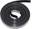 16ft x 1/2 inch Hook Loop Cable Ties Roll | ENVISIONED Multipurpose Fastening Reusable Straps | Cut-To-Length Self Gripping Fastener | Cable Management Tape (Black) - color: Black Roll 16'