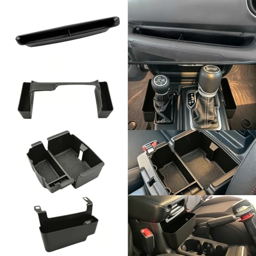 Zxiaochun 4PCS Center Console Organizer for 2018-2023 Wrangler JL/JLU/4XE - size: FOR 2018-2023 Wrangler JL