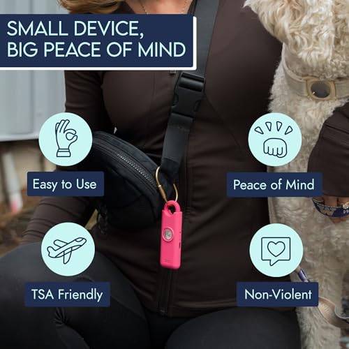 She’s Birdie 3.0 New Version – The Original Personal Safety Alarm for Women by Women–Loud Siren, Flash Light and Rechargeable Battery in a Variety of Colors (Lavender Purple) - color: Lavender Purple