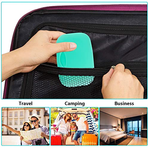 2 Pcs Plastic Soap Case Holder Container Box Home Outdoor Hiking Camping Travel Blue & Lime Green - color: Blue & Lime Green