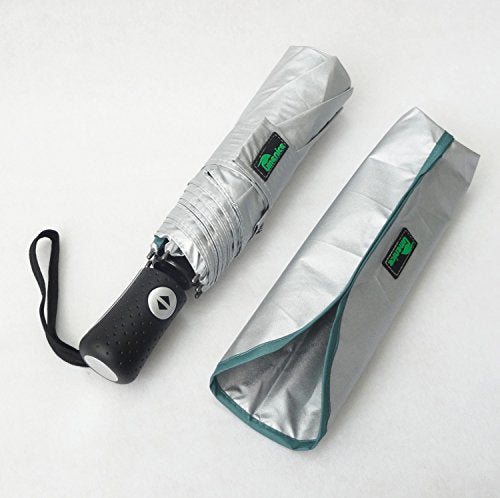 UPF 50+ UV Protection Travel Umbrella Ultra Light Weight - color: Green