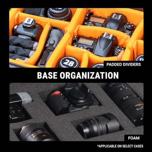 Pelican Vault V100 Hard Case (Camera, Pistol, Gear, Equipment) - color: Black, style: Padded Dividers