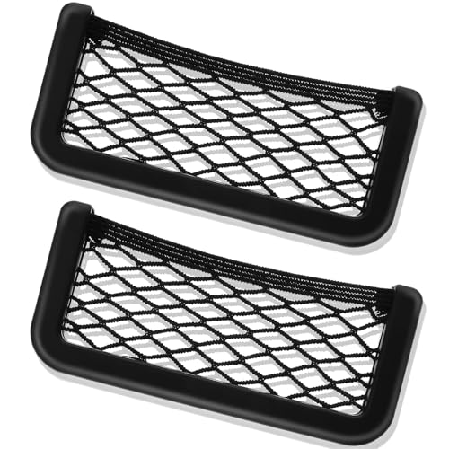 Frienda 4 Pcs Bungee Net Pocket Framed Mesh Car Boat RV,6.7 X 3.15 Inch - size: 6.7 x 3.15 Inch