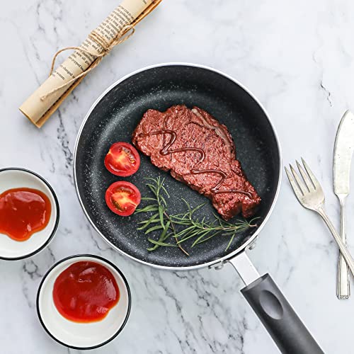 Nonstick Saucepan Set - 1 Quart and 2 Quart,Ultra Non Stick Sauce Pan Small Pot with Glass Lid,Great for Home Kitchen Restaurant,Black - size: 1+2 sets