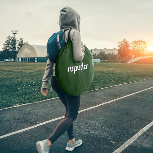 ropoda Pop Up Changing Tent 83" x 48" x 48", 6.9FT Upgrade Shower Tent, Portable Changing Room, Shower Tents for Camping, Privacy Tents,Includes 1 Removable Bottom,8 Stakes,1 Rain Cover(Green) - color: Green