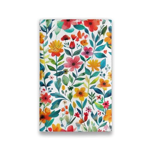 Flashideas Wildflower Reusable Tissue Holder Fabric Purse Zipper Enclosed Coins Tissue Pouch Soft Tissue Holder for Purse Travel Tissue Holder for Bag Car Office Home - color: Wildflower