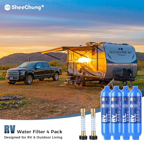 SheeChung RV Water Filter, 4 Pack Camper Water Filter, NSF Certified - size: 4 Pack