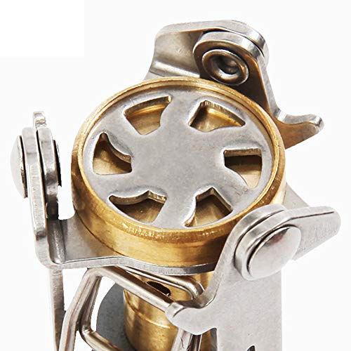 DESERT & FOX Ultralight Mini Camping Stove, 2600W Power Titanium Alloy Automatic Foldable Outdoor Cookware Tool for Picnic, Cookout, Camping, Hiking - color: mini stove